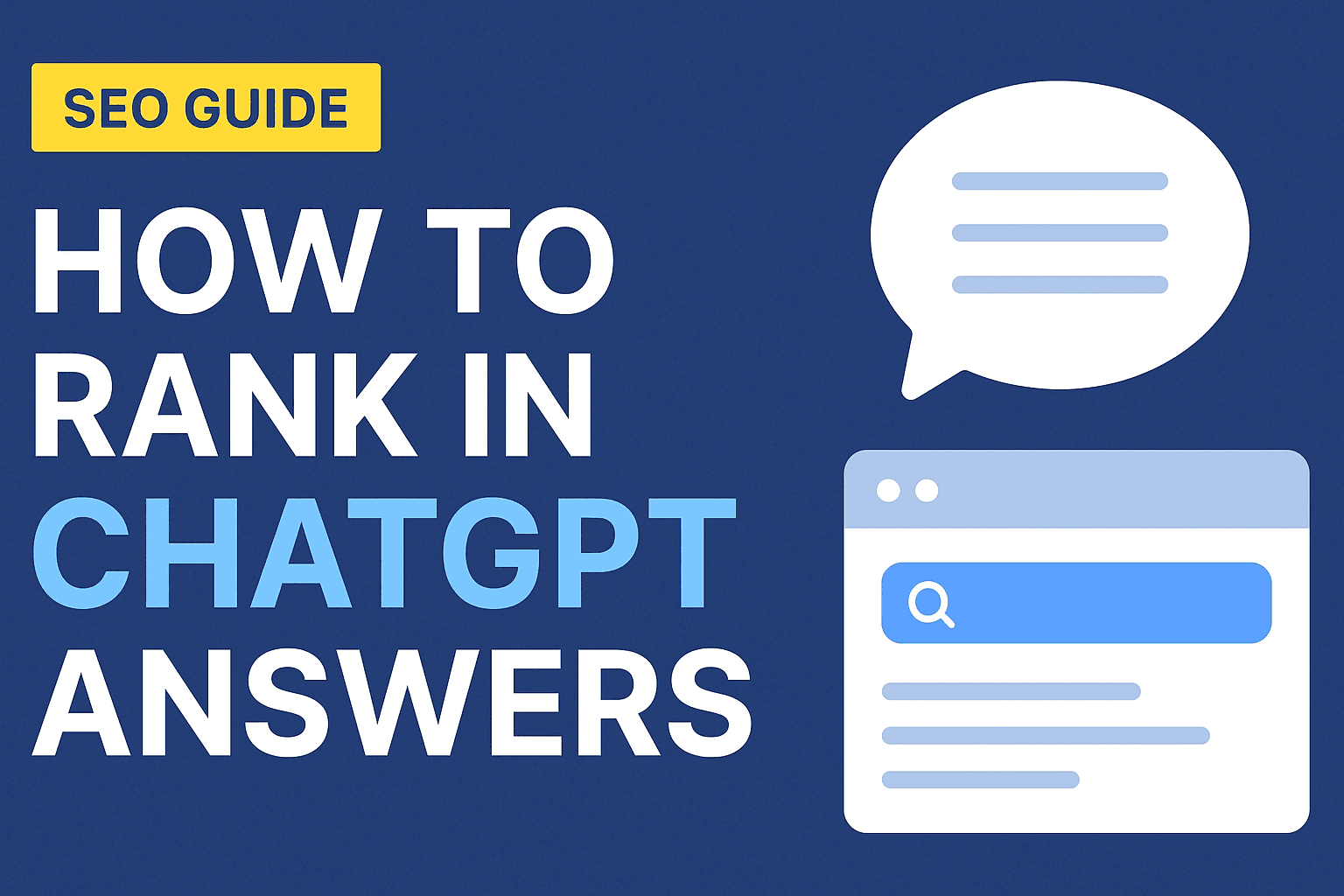 How to Rank in ChatGPT Answers